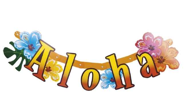    banner `Aloha` 83cm    Epilegin. 