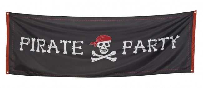   Banner `Pirate party` 220x74cm    Epilegin. 