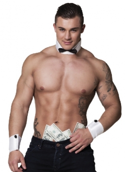 Αποκριάτικο σετ stripper (κολλάρο, παπιγιόν, αξεσουάρ χεριών) από την εταιρία Epilegin. Αποκριάτικο σετ stripper (κολλάρο, παπιγιόν, αξεσουάρ χεριών) από την εταιρία Epilegin.