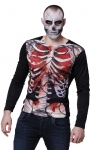  Αποκριάτικη μπλούζα Photorealistic Skeleton 