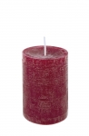  Χριστουγεννιάτικο κερί "Κολωνάτο" Oxblood 5.8X9cm 