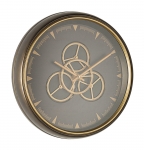  Ρολόι τοίχου Brown Gold "Engrenange" Φ50εκ 