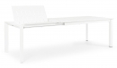  Τραπέζι Αλουμινίου επεκ/μενο "Konnor" White 160/240X100m 