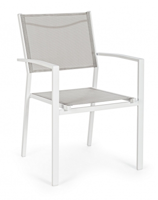   Textilene Hilde White 57x60x88cm