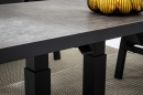  Τραπέζι Αλουμινίου & Ceramic Ρυθ/μενο Truman Charcoal 140X85X49/72 