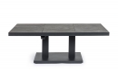  Τραπέζι Αλουμινίου & Ceramic Ρυθ/μενο Truman Charcoal 140X85X49/72 