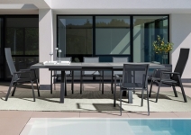   7pcs Alu & Ceramic Glass Truman Charcoal 