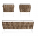    Rattan 3pcs Maribella White 