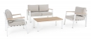   Wood Effect 4pcs Belmar White 