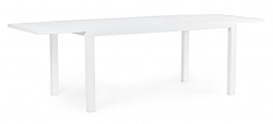  Τραπέζι Αλουμινίου Επεκ/μενο Hilde White 2.00/3.00X1.00m 