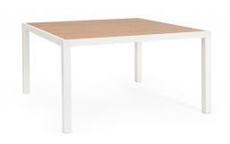 Τραπέζι Hilija Λευκό 136x136x75cm από την εταιρία Epilegin. Τραπέζι Hilija Λευκό 136x136x75cm από την εταιρία Epilegin.