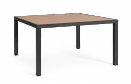 Τραπέζι Hilija Ανθρακί 136x136x75cm από την εταιρία Epilegin. Τραπέζι Hilija Ανθρακί 136x136x75cm από την εταιρία Epilegin.