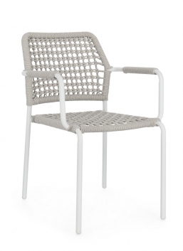 Πολυθρόνα Alu-Rope Rajada Λευκό 53x61x80/43/66cm από την εταιρία Epilegin. Πολυθρόνα Alu-Rope Rajada Λευκό 53x61x80/43/66cm από την εταιρία Epilegin.