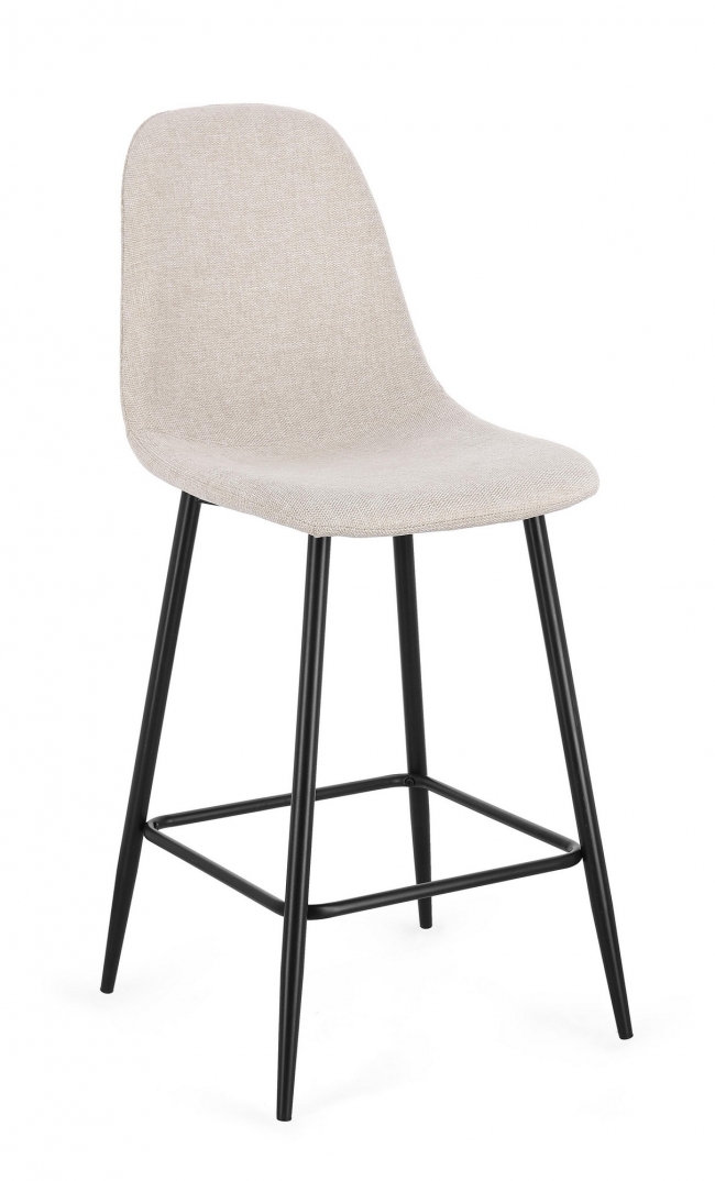  ������ Bar "Irelia" Black/Beige Kitchen Stool 53x44cm ��� ��� ������� Epilegin. 