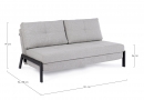   -  "Hayden " Beige DIVANO: 151x96x79/36cm LETTO: 151x198x36cm 