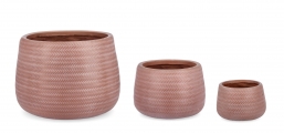 Set  3pcs Tressage Terracotta 24x16cm & 34,5x24cm & 50x36cm    Epilegin.