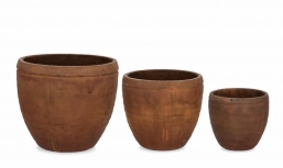 Set  3pcs Meili  Rusty 19x17cm & 25x22cm & 31x27cm    Epilegin.