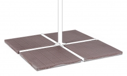    Set4pcs "Iroko" Cement 50x50x3.7cm 