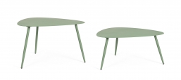 Set2pcs Coffee Table Yvonne Sage Green 77.5x73.5x35cm & 77.5x73.5x45cm από την εταιρία Epilegin. Set2pcs Coffee Table Yvonne Sage Green 77.5x73.5x35cm & 77.5x73.5x45cm από την εταιρία Epilegin.