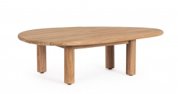  ��������� Coffee Table Teak "Titus" Oval 120x78x35cm 