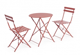 Bistro Set 3pcs Πέτρινο & 2 Καρέκλες Austin Terracotta από την εταιρία Epilegin. Bistro Set 3pcs Πέτρινο & 2 Καρέκλες Austin Terracotta από την εταιρία Epilegin.