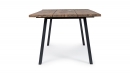   Wood & Steel Table Oslo Charcoal 160X90cm 