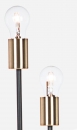  TORCH BLACK FLOOR LAMP 5BULBS H155 