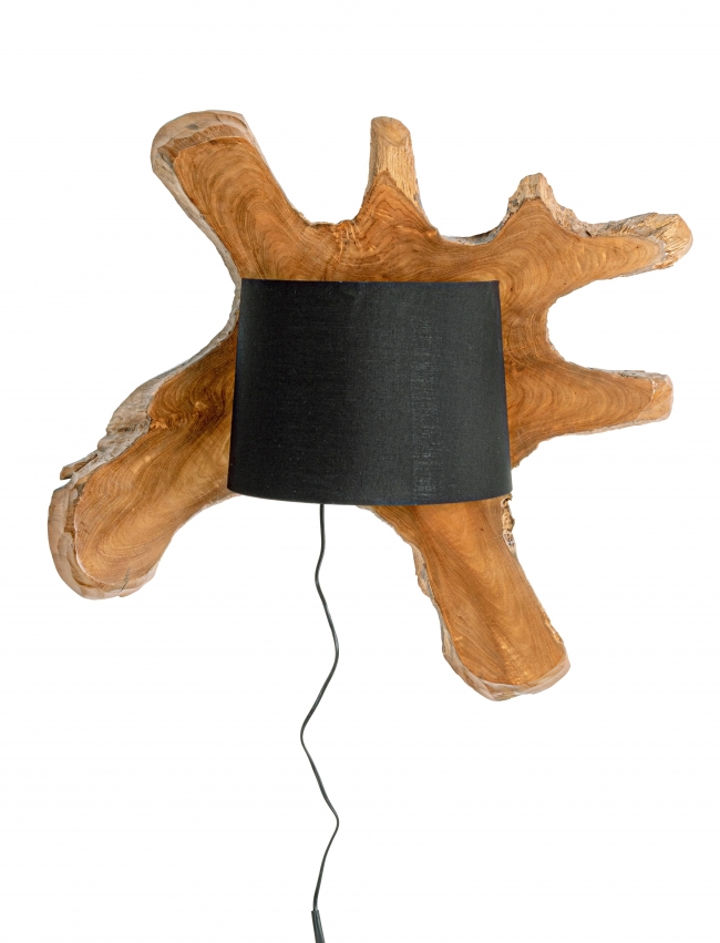  NAGA BLACK APPLIQUE LAMP    Epilegin. 