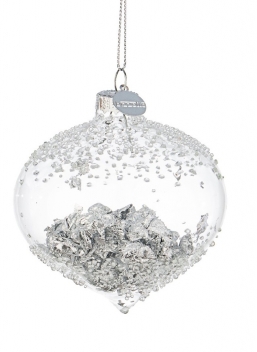 Χριστουγεννιάτικο γυάλινο διακοσμητικό βολβός διάφανο με ασημί 8εκ από την εταιρία Epilegin. Χριστουγεννιάτικο γυάλινο διακοσμητικό βολβός διάφανο με ασημί 8εκ από την εταιρία Epilegin.