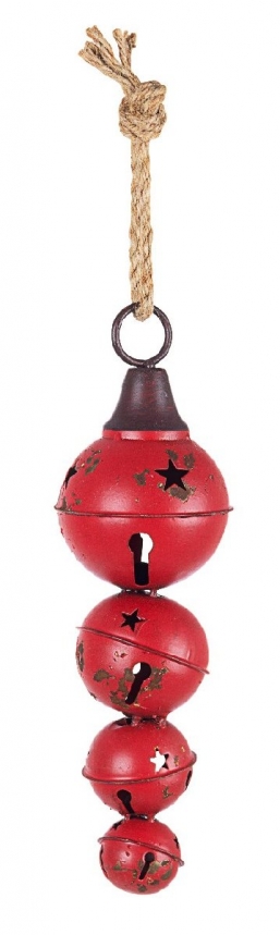 Χριστουγεννιάτικο κρεμαστό μεταλλικό κουδουνάκι κόκκινο 10x34εκ από την εταιρία Epilegin. Χριστουγεννιάτικο κρεμαστό μεταλλικό κουδουνάκι κόκκινο 10x34εκ από την εταιρία Epilegin.
