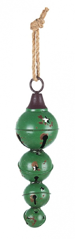 Χριστουγεννιάτικο κρεμαστό μεταλλικό κουδουνάκι πράσινο 10x34εκ από την εταιρία Epilegin. Χριστουγεννιάτικο κρεμαστό μεταλλικό κουδουνάκι πράσινο 10x34εκ από την εταιρία Epilegin.