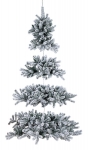  Χριστουγεννιάτικο δέντρο κρεμαστό χιονισμένο Fiemme 2.10εκ 