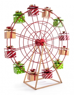 Χριστουγεννιάτικο μεταλλικό καρουζέλ με δώρα πολύχρωμο 178Χ166Χ59εκ από την εταιρία Epilegin. Χριστουγεννιάτικο μεταλλικό καρουζέλ με δώρα πολύχρωμο 178Χ166Χ59εκ από την εταιρία Epilegin.