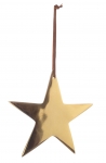  Χριστουγεννιάτικο αλουμινίου αστέρι κρεμαστό χρυσό 15εκ 
