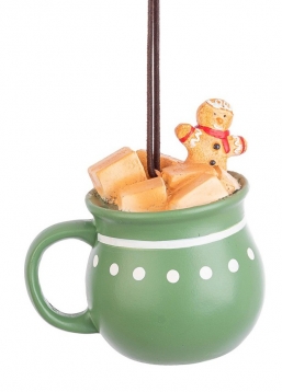 Χριστουγεννιάτικο polyresin κρεμαστο Bistrot cup πράσινο 9εκ  από την εταιρία Epilegin. Χριστουγεννιάτικο polyresin κρεμαστο Bistrot cup πράσινο 9εκ  από την εταιρία Epilegin.