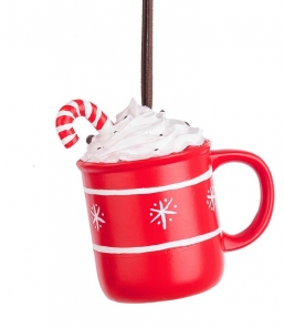 Χριστουγεννιάτικο polyresin κρεμαστο Bistrot cup κόκκινο 9εκ  από την εταιρία Epilegin. Χριστουγεννιάτικο polyresin κρεμαστο Bistrot cup κόκκινο 9εκ  από την εταιρία Epilegin.