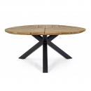    & Teak Round "Palmdale" Charcoal 16077cm 