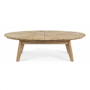  Τραπέζι Coffee Table Teak Coachella Oval 120X70X33cm 