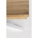    & Teak Palmdale White 300100cm 
