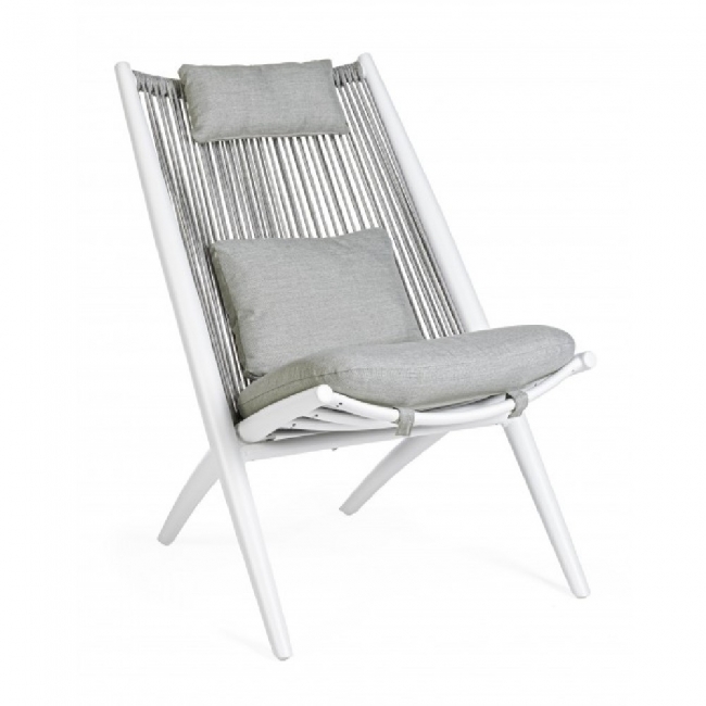   Lounge  & Rope Aloha White 66X84X98cm    Epilegin. 