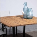   Wood & Steel Table Helsinki Charcoal 130X130cm 