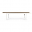  Τραπέζι Αλουμινίου Επεκ/μενο Elias White 200/300 X 95cm 