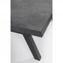  Τραπέζι αλουμίνιο Επεκ/μεν Krion Charcoal 205/265X103cm 