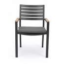    Teak Effect Delmar Charcoal 60X58X89cm 