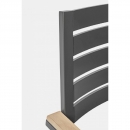    Teak Effect Delmar Charcoal 60X58X89cm 