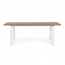   Wood & Steel Table Oslo White 200X100cm 