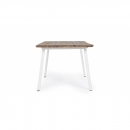   Wood & Steel Table Oslo White 200X100cm 