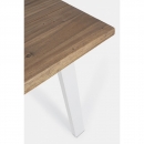   Wood & Steel Table Oslo White 200X100cm 