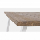   Wood & Steel Table Oslo White 200X100cm 