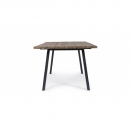   Wood & Steel Table Oslo Charcoal 200X100cm 